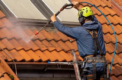 Démoussage et hydrofuge de toiture à Belle-et-Houllefort